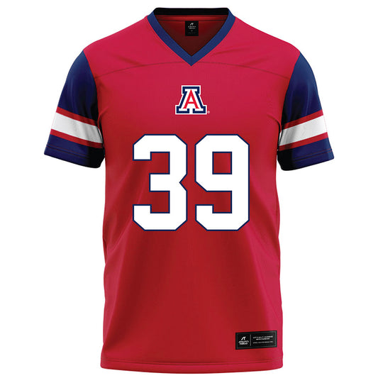 Arizona - NCAA Football : Jacob Buggie - Red Football Jersey-0