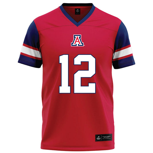 Arizona - NCAA Football : Genesis Smith - Red Football Jersey-0