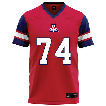 Arizona - NCAA Football : Justin Morales - Red Football Jersey-0