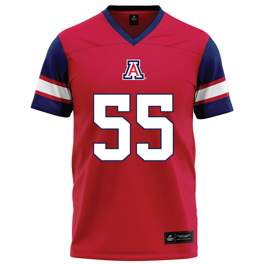 Arizona - NCAA Football : Nate Hale - Red Football Jersey-0