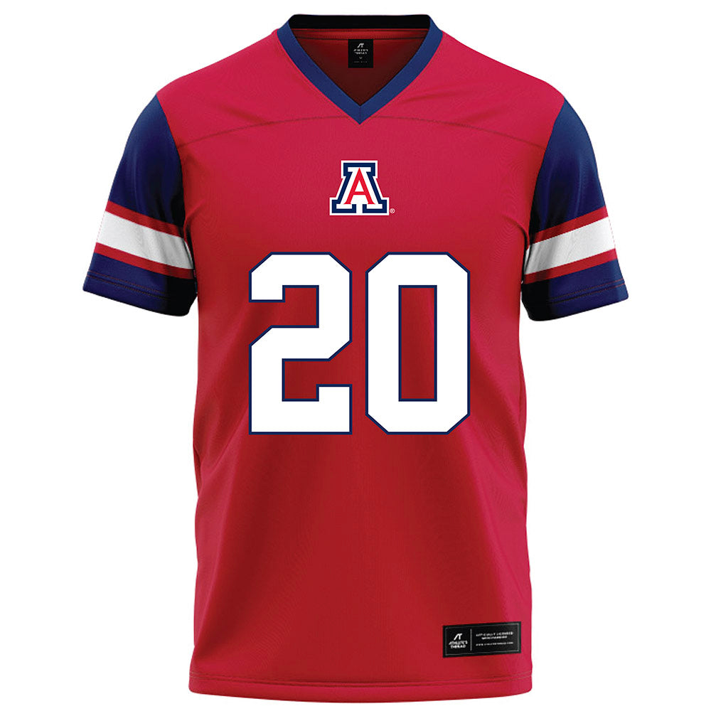 Arizona - NCAA Football : Caleb Smith - Red Football Jersey-0