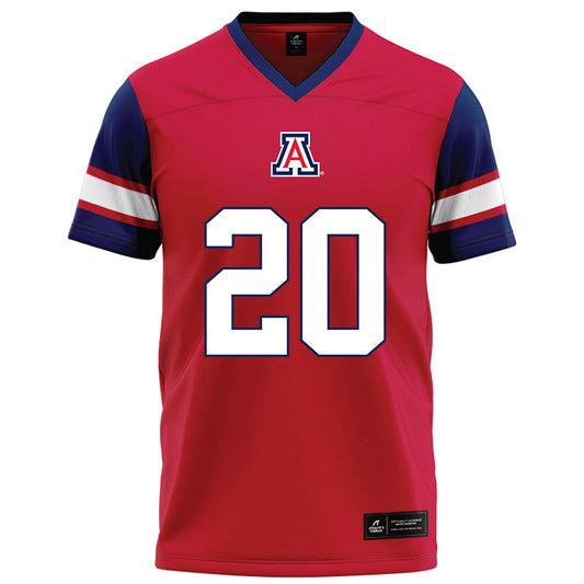 Arizona - NCAA Football : Caleb Smith - Red Football Jersey-0