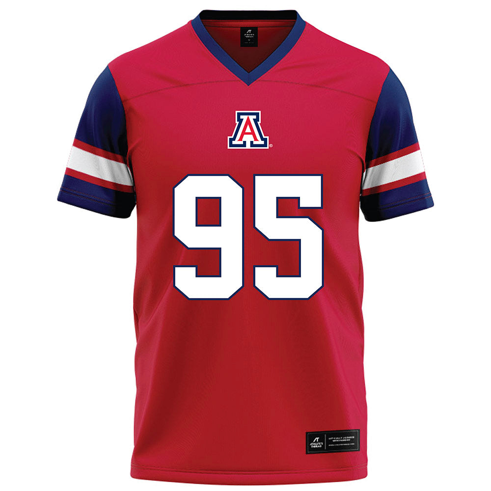 Arizona - NCAA Football : Leroy Palu - Red Football Jersey-0