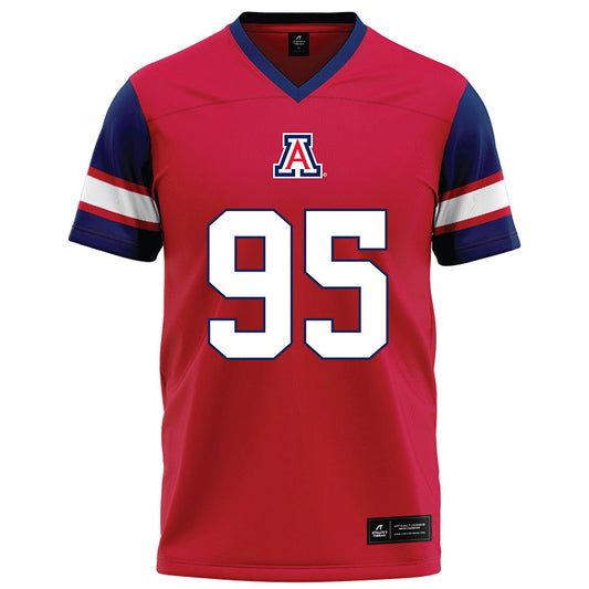 Arizona - NCAA Football : Leroy Palu - Red Football Jersey-0