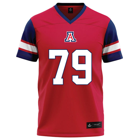 Arizona - NCAA Football : Isaac Perez - Red Football Jersey-0