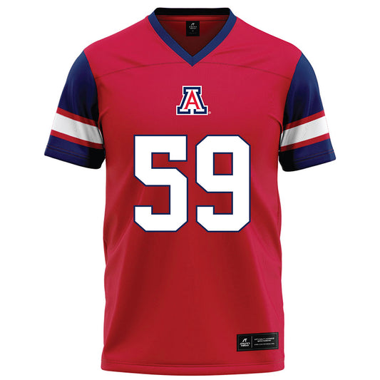 Arizona - NCAA Football : Rhino Tapa'atoutai - Red Football Jersey-0