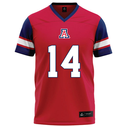Arizona - NCAA Football : Stacy Bey - Red Football Jersey