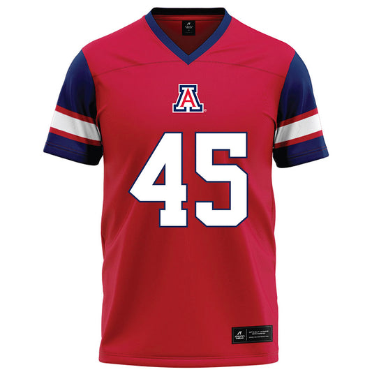 Arizona - NCAA Football : Victory Johnson - Red Football Jersey-0