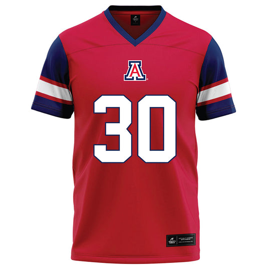 Arizona - NCAA Football : Xaier Hiler - Red Football Jersey-0