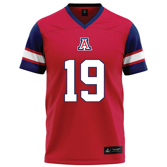 Arizona - NCAA Football : Xavier Jordan - Red Football Jersey-0