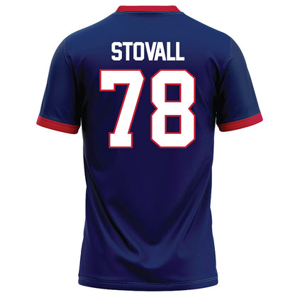 Arizona - NCAA Football : Grayson Stovall - Blue Football Jersey-1