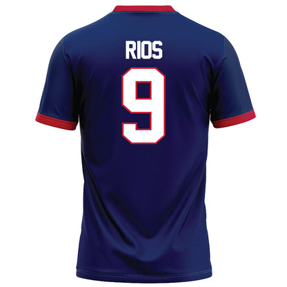 Arizona - NCAA Football : Oscar Rios - Blue Football Jersey-1