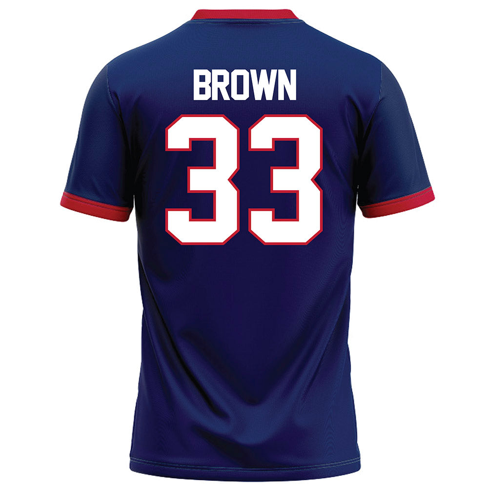 Arizona - NCAA Football : Kason Brown - Blue Football Jersey-1