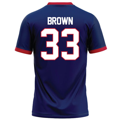 Arizona - NCAA Football : Kason Brown - Blue Football Jersey-1