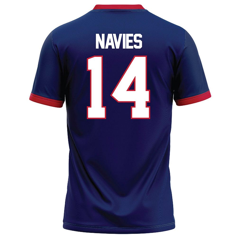 Arizona - NCAA Football : Hannibal Navies - Blue Football Jersey-1