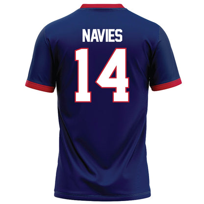 Arizona - NCAA Football : Hannibal Navies - Blue Football Jersey-1