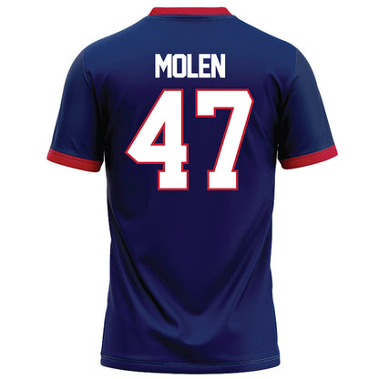 Arizona - NCAA Football : Broden Molen - Blue Football Jersey-1