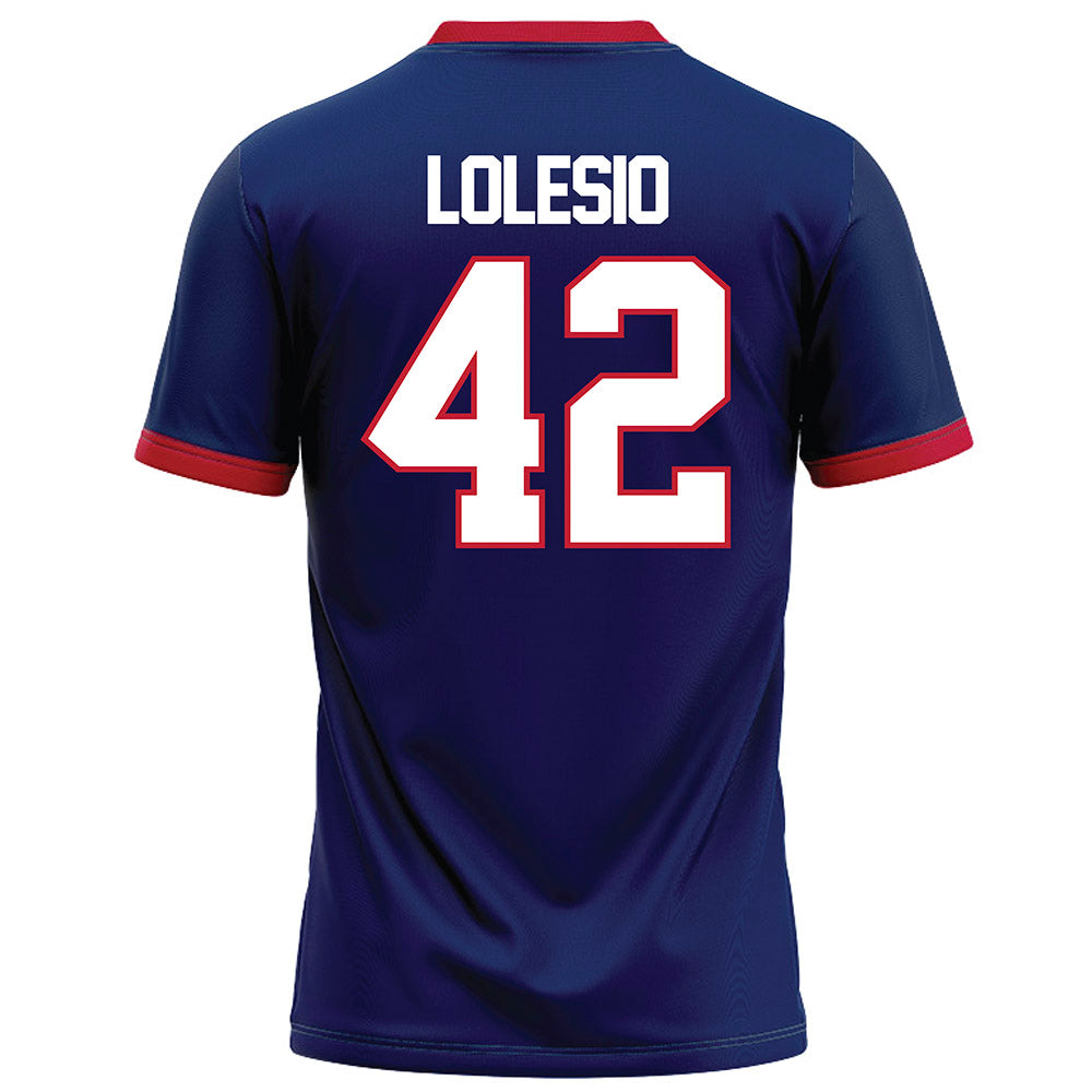 Arizona - NCAA Football : Dominic Lolesio - Blue Football Jersey-1