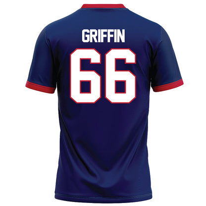 Arizona - NCAA Football : Jaxon Griffin - Blue Football Jersey-1