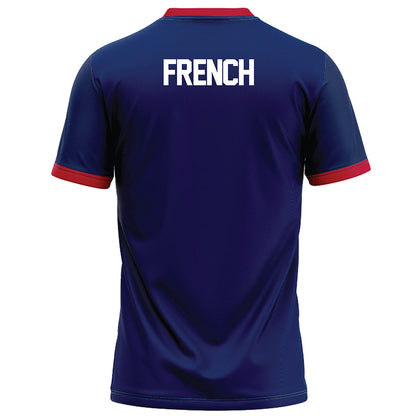 Arizona - NCAA Football : Ian French - Blue Football Jersey-1