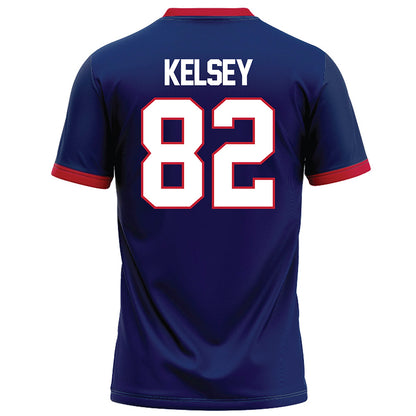 Arizona - NCAA Football : Landon Kelsey - Blue Football Jersey-1