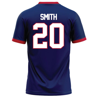 Arizona - NCAA Football : Caleb Smith - Blue Football Jersey-1