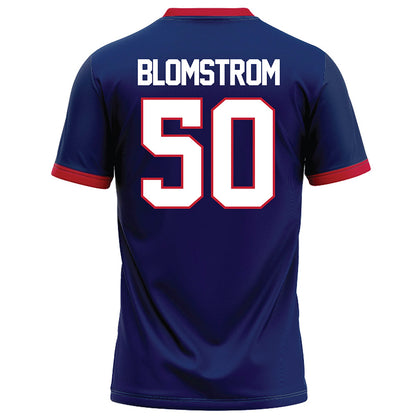Arizona - NCAA Football : Cooper Blomstrom - Blue Football Jersey-1