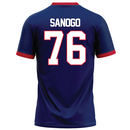 Arizona - NCAA Football : Khalil Sanogo - Blue Football Jersey-1