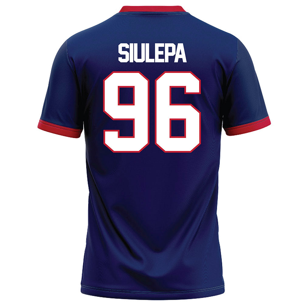 Arizona - NCAA Football : Zac Siulepa - Blue Football Jersey-1