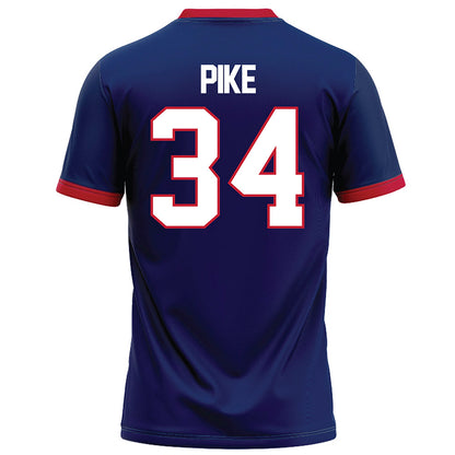 Arizona - NCAA Football : James Pike - Blue Football Jersey-1