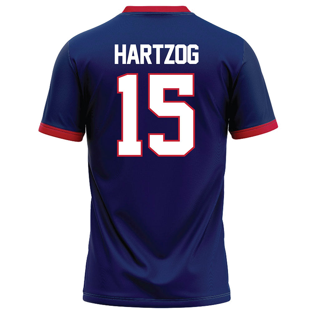 Arizona - NCAA Football : Malcolm Hartzog - Blue Football Jersey-1