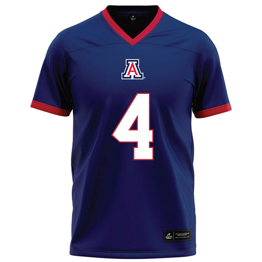 Arizona - NCAA Football : Kris Hutson - Blue Football Jersey-0