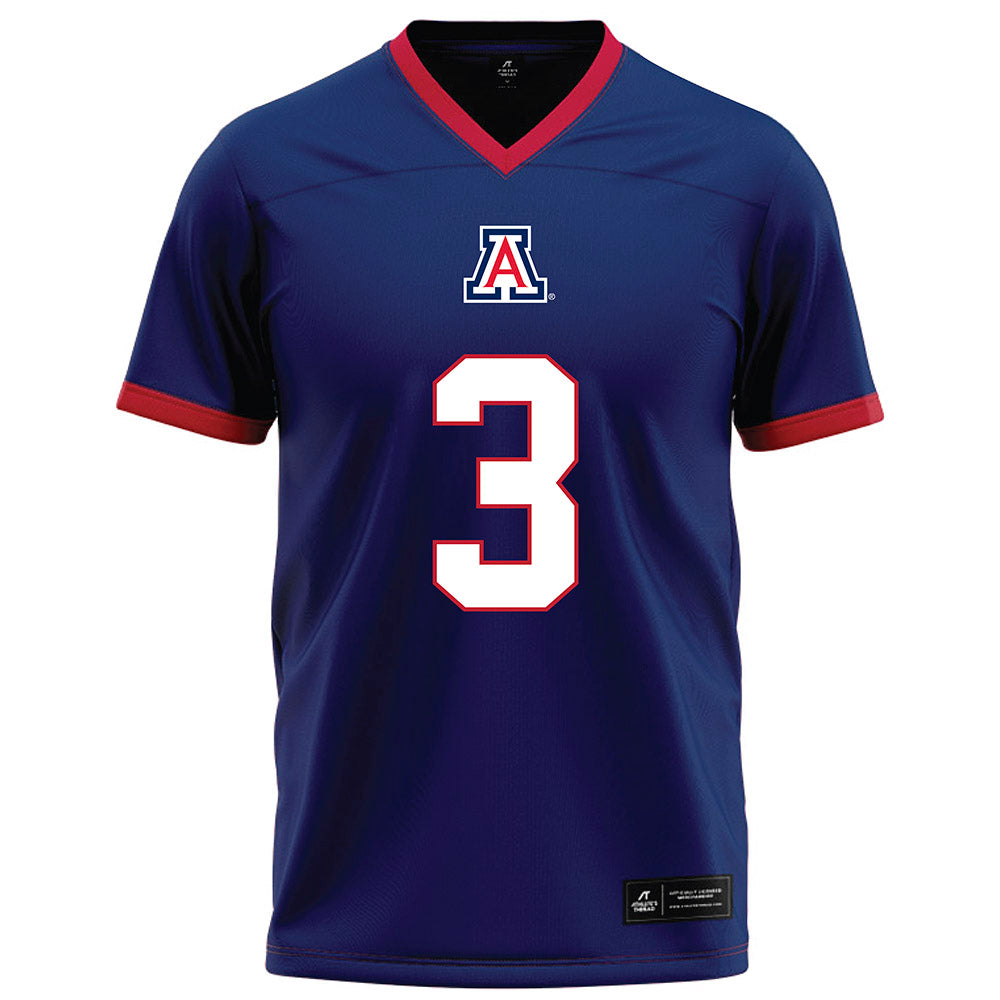 Arizona - NCAA Football : Tre Smith - Blue Football Jersey-0