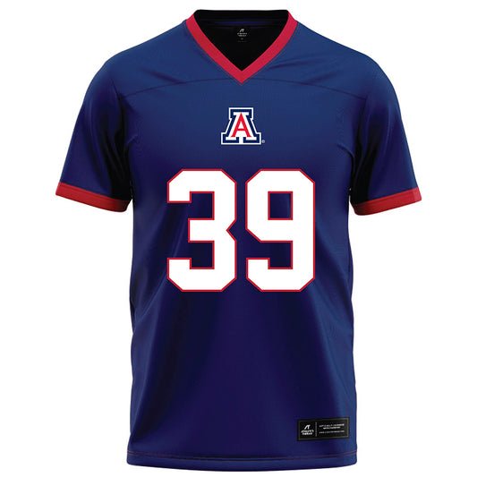 Arizona - NCAA Football : Lachlan Teissier - Blue Football Jersey-0