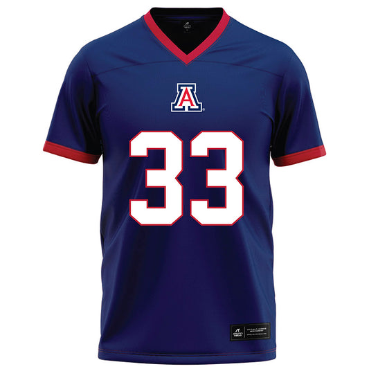Arizona - NCAA Football : Kason Brown - Blue Football Jersey-0
