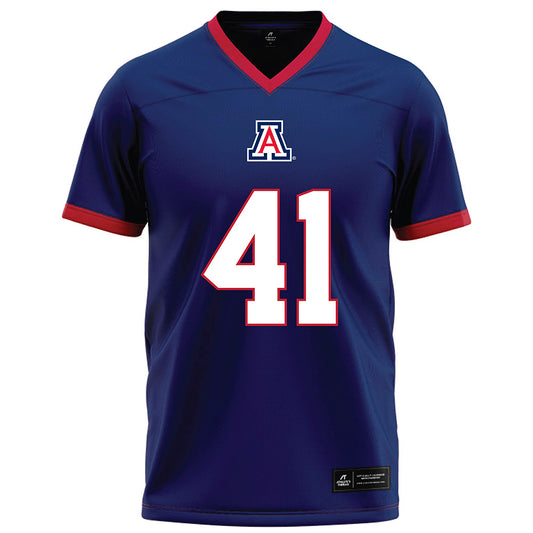 Arizona - NCAA Football : Avery Salerno - Blue Football Jersey-0