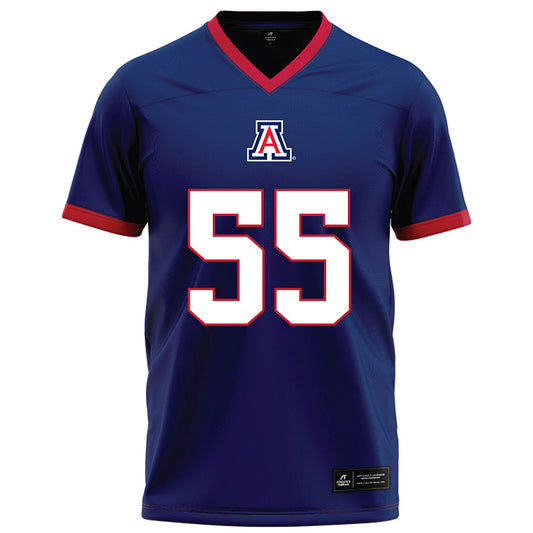 Arizona - NCAA Football : Nate Hale - Blue Football Jersey-0