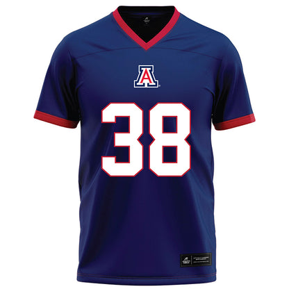 Arizona - NCAA Football : Kevin Moorer II - Blue Football Jersey-0