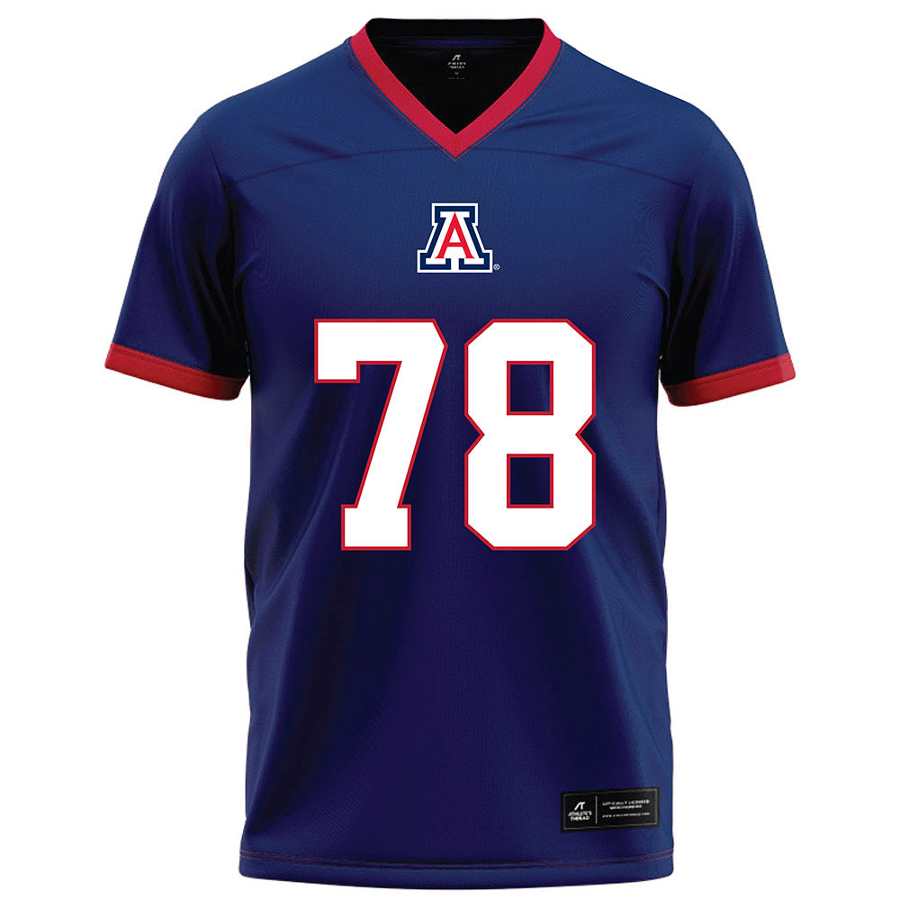Arizona - NCAA Football : Manoah Faupusa - Blue Football Jersey-0