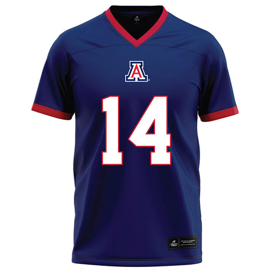 Arizona - NCAA Football : Hannibal Navies - Blue Football Jersey-0