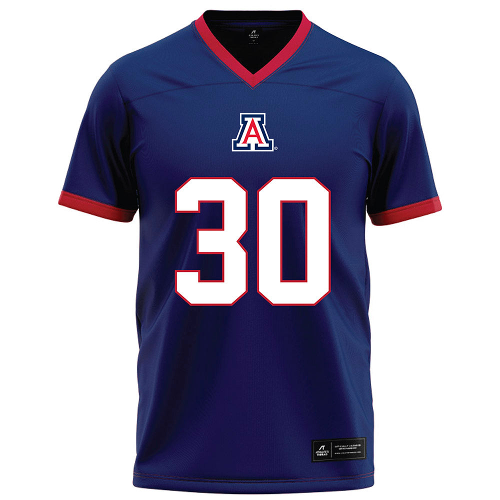 Arizona - NCAA Football : Xaier Hiler - Blue Football Jersey-0