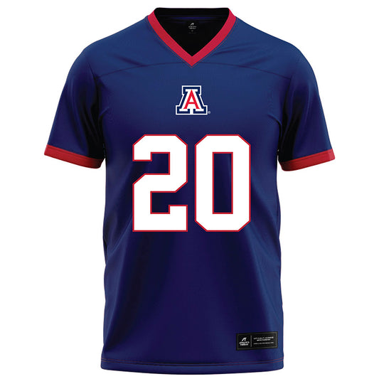 Arizona - NCAA Football : Caleb Ith - Blue Football Jersey-0