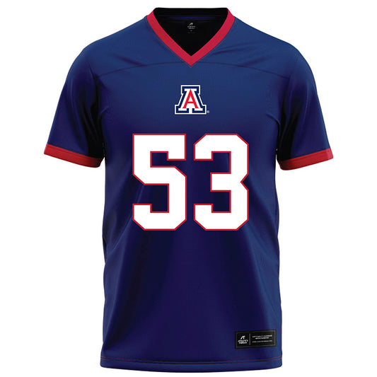 Arizona - NCAA Football : Christian Madoski - Blue Football Jersey