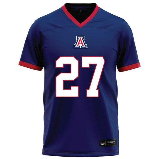 Arizona - NCAA Football : Lohgan Bottjer - Blue Football Jersey-0