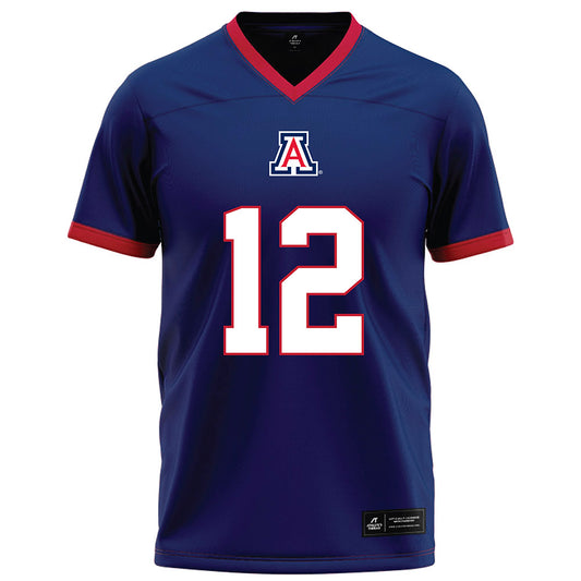 Arizona - NCAA Football : Genesis Smith - Blue Football Jersey-0