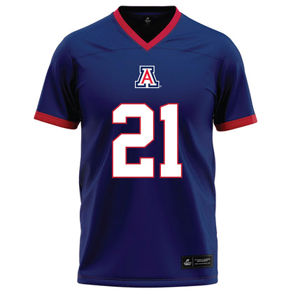 Arizona - NCAA Football : Johno Price - Blue Football Jersey