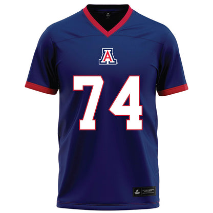 Arizona - NCAA Football : Justin Morales - Blue Football Jersey-0
