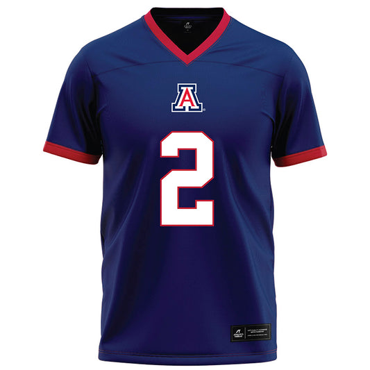 Arizona - NCAA Football : Daylen Austin - Blue Football Jersey-0