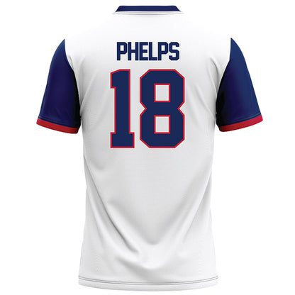 Arizona - NCAA Football : Brandon Phelps - White Football Jersey-1