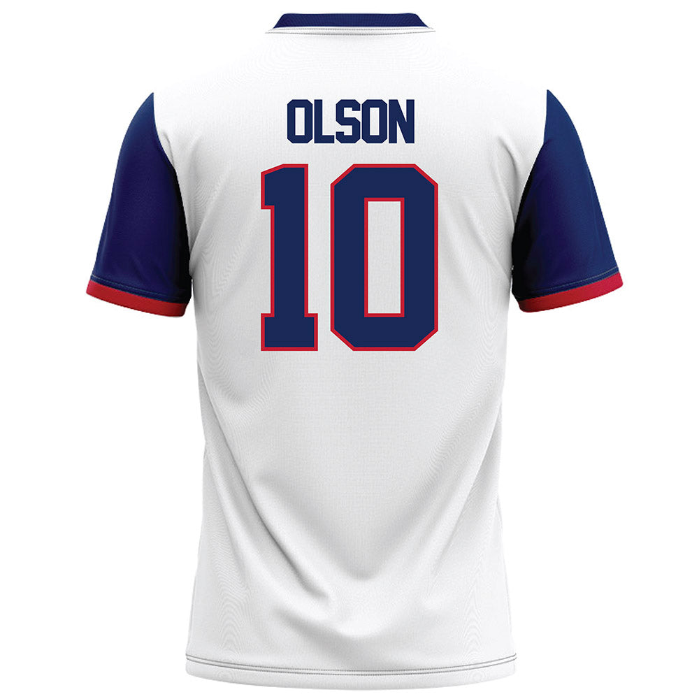 Arizona - NCAA Football : Quinn Olson - White Football Jersey